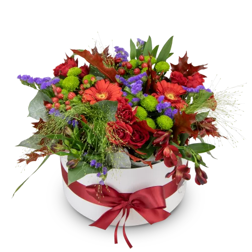 podzimní květinový box